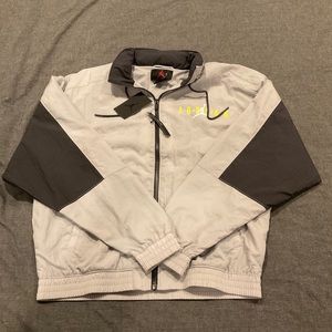NEW Air Jordan Gray Black Windbreaker Jacket